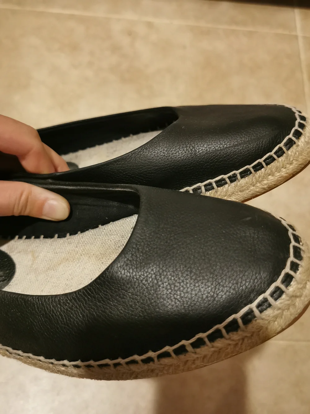 Women’s Black Espadrille Flats - Classic Casual Slip-On